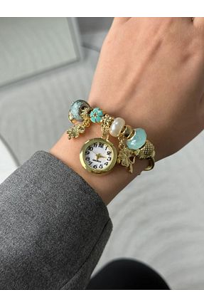 ساعت مچی طلائی زنانه زیر 20 میلی متر RoseandRoses - کد 926062292