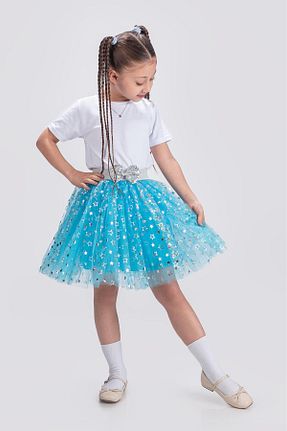 دامن آبی بچه گانه ساده Ahsenimbebe - کد 903859831