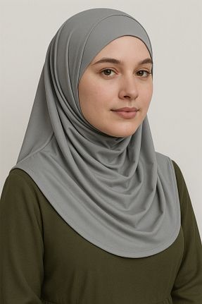 روسری قهوه ای شیفون mim eşarp - کد 898218560