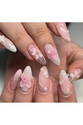 ناخن مصنوعی و اکسسوری صورتی PİRAYE AKSESUAR - کد 926088402