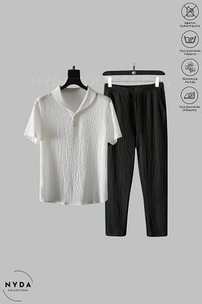 ست بالاتنه و پائین تنه رنگی زنانه بافتنی Nyda Collections - کد 904715896