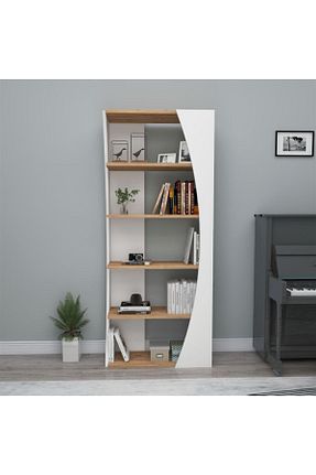 قفسه کتاب قهوه ای 151 سانتی متر Arnetti - کد 386521816