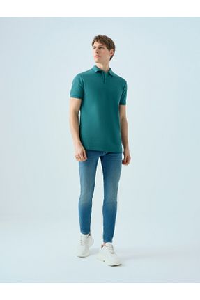 شلوار جین آبی مردانه پاچه تنگ Loft - کد 926124871
