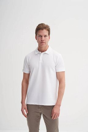 تیشرت سفید مردانه رگولار Cazador - کد 920526669