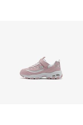 کفش پیاده روی صورتی بچه گانه جیر Skechers - کد 926241281