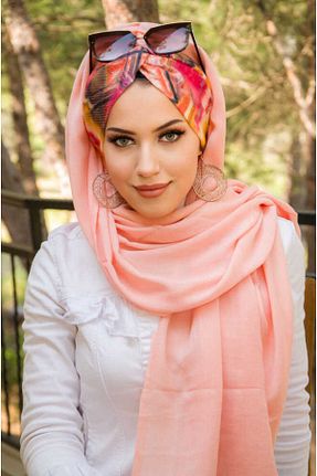 کلاه شنای حجاب صورتی زنانه Aişe Tesettür - کد 680421094