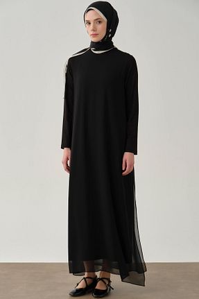 لباس حجاب مشکی زنانه رگولار Tuğba - کد 927215608