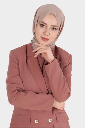 شال بژ زنانه پلی استر Alvina - کد 801702610