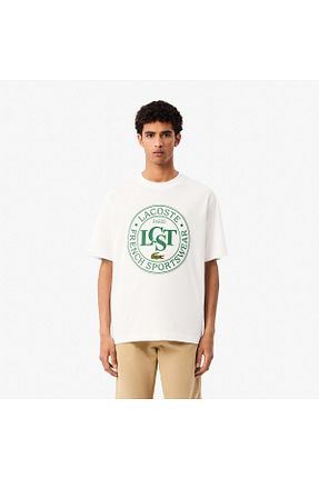 تیشرت سفید مردانه رگولار Lacoste - کد 854382751