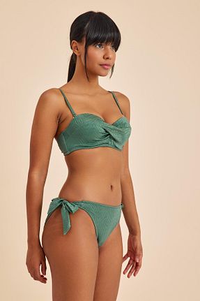 بالاتنه بیکینی سبز زنانه طرح دار Amarelle - کد 925776200