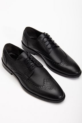 کفش کلاسیک مشکی مردانه چرم خالص Zegeshoes - کد 926177186