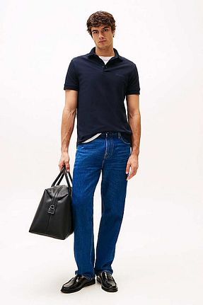 تیشرت مشکی مردانه یقه پولو Tommy Hilfiger - کد 926188350