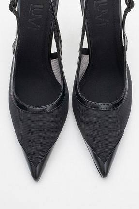 کفش استایلیتو مشکی پاشنه نازک luvishoes - کد 926180808
