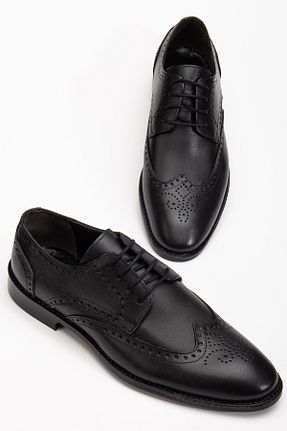 کفش کلاسیک مشکی مردانه چرم خالص Zegeshoes - کد 926177186
