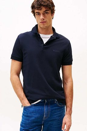 تیشرت مشکی مردانه یقه پولو Tommy Hilfiger - کد 926188350