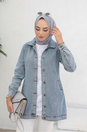 کت حجاب آبی زنانه رگولار giyze - کد 926205837