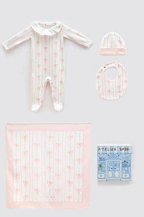بعد از زایمان سفید بچه گانه پنبه ای Atelier Babbi - کد 846987296