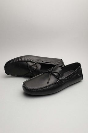 کفش لوفر مشکی مردانه چرم خالص Gondol - کد 926214695