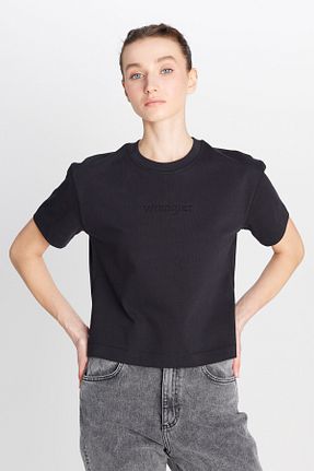 تیشرت مشکی زنانه Relaxed Wrangler - کد 926214634