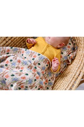 پارچه موسیلین رنگی The Little Leo - کد 898524758