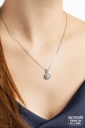 گردنبند نقره سفید زنانه 925 عیار So Chic - کد 926215465