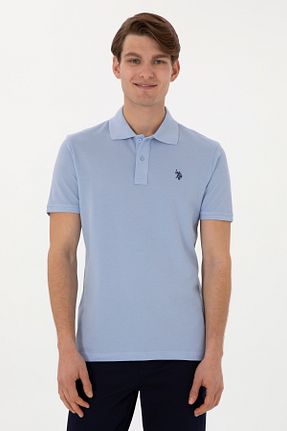 پولوشرت آبی مردانه پنبه ای U.S. Polo Assn. - کد 926215991