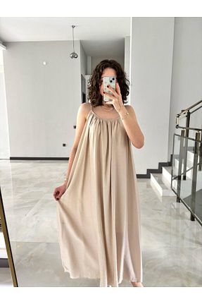 لباس بژ زنانه بافتنی Butik - کد 926214466
