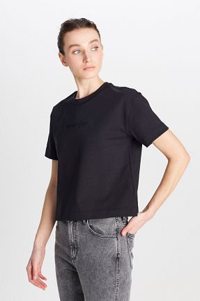 تیشرت مشکی زنانه Relaxed Wrangler - کد 926214634