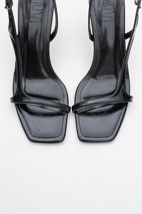 کفش پاشنه بلند کلاسیک مشکی زنانه چرم مصنوعی luvishoes - کد 926225051