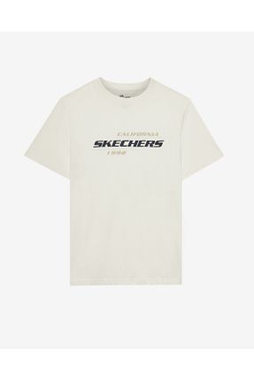 تیشرت سفید مردانه رگولار Skechers - کد 928081118