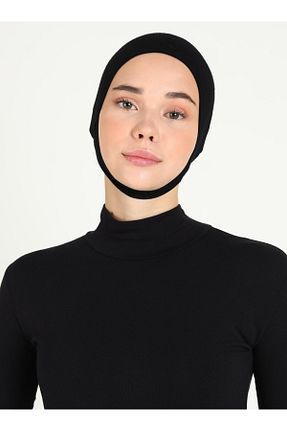 کلاه شنای حجاب مشکی زنانه Ecardin - کد 857361043