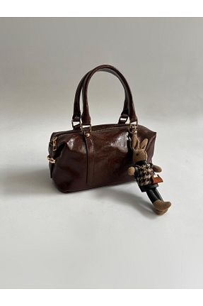 کیف دوشی قهوه ای زنانه چرم مصنوعی Mia Collection - کد 897480083