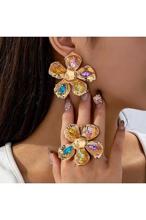 ست استیل طلائی زنانه استیل (فولاد) SE Jewellery Collection Selin Ersoy - کد 926259152