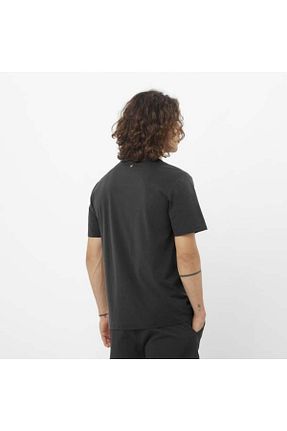 تیشرت مشکی مردانه یقه دوچرخه Salomon - کد 924561594
