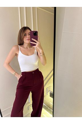 بلوز سفید زنانه بند دار Chamakh - کد 926307794