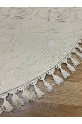 فرش سفید زیره ضد لغزش Bordo Halı - کد 926311198