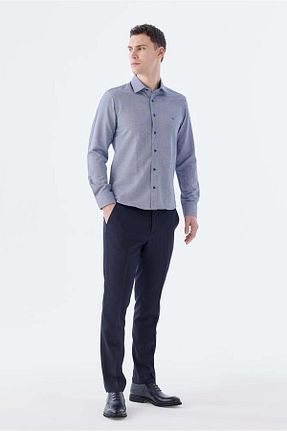 پیراهن سرمه ای مردانه Relaxed Jakamen - کد 926303536