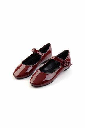 بابت زرشکی زنانه چرم لاکی Bambi - کد 851195831