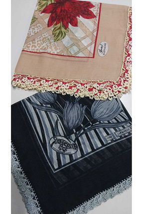 روسری رنگی پنبه ای Papatyam - کد 926328506