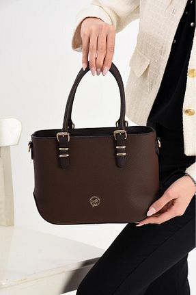کیف دوشی قهوه ای زنانه پلی استر STYLE BAGS - کد 926329355