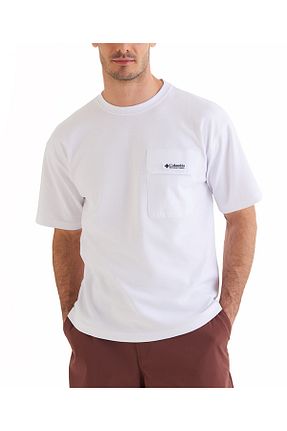 تیشرت سفید مردانه رگولار Columbia - کد 926323547