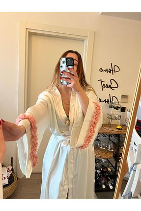 کیمونو و کافتان رنگی زنانه مخلوط ویسکون Serbella - کد 926336001