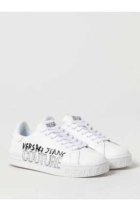 کفش اسنیکر سفید مردانه بند دار Versace - کد 926340146