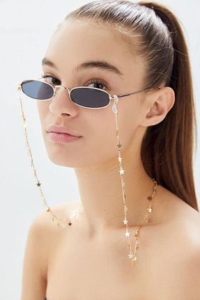 اکسسوری عینک طلائی زنانه New Obsessions - کد 4649342
