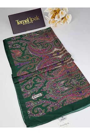 شال سبز زنانه پنبه ای Siyane - کد 926353184