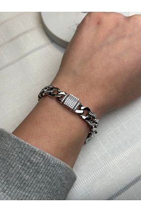 دستبند جواهر طلائی زنانه زیرکن gingillo aksesuar - کد 926356232