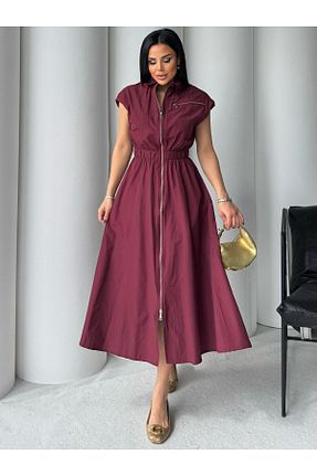 لباس زرشکی زنانه بافتنی HARMONY GLOBAL - کد 923242510