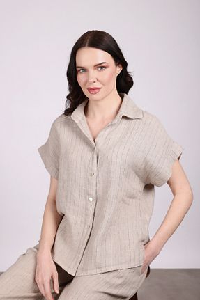 ست بالاتنه و پائین تنه بژ زنانه بافتنی Sempre - کد 926356094
