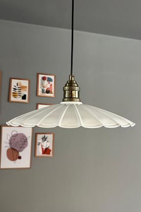 لوستر سفید فلزی Bamyum - کد 926350752