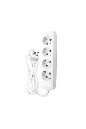 کابل افزودنی پریز گروهی سفید 4 VİKO - کد 851398932